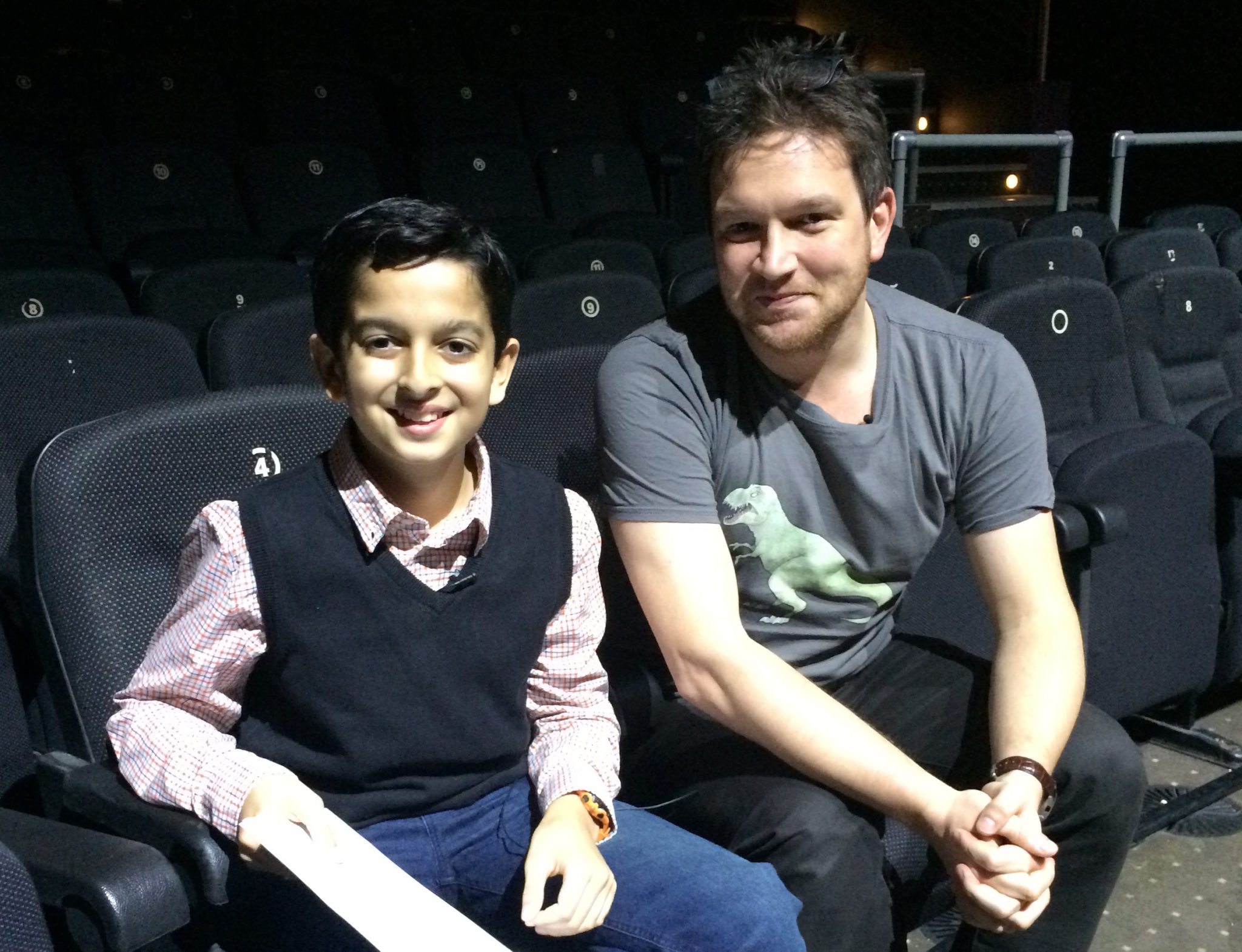 Samir and Dr Ben Garrod