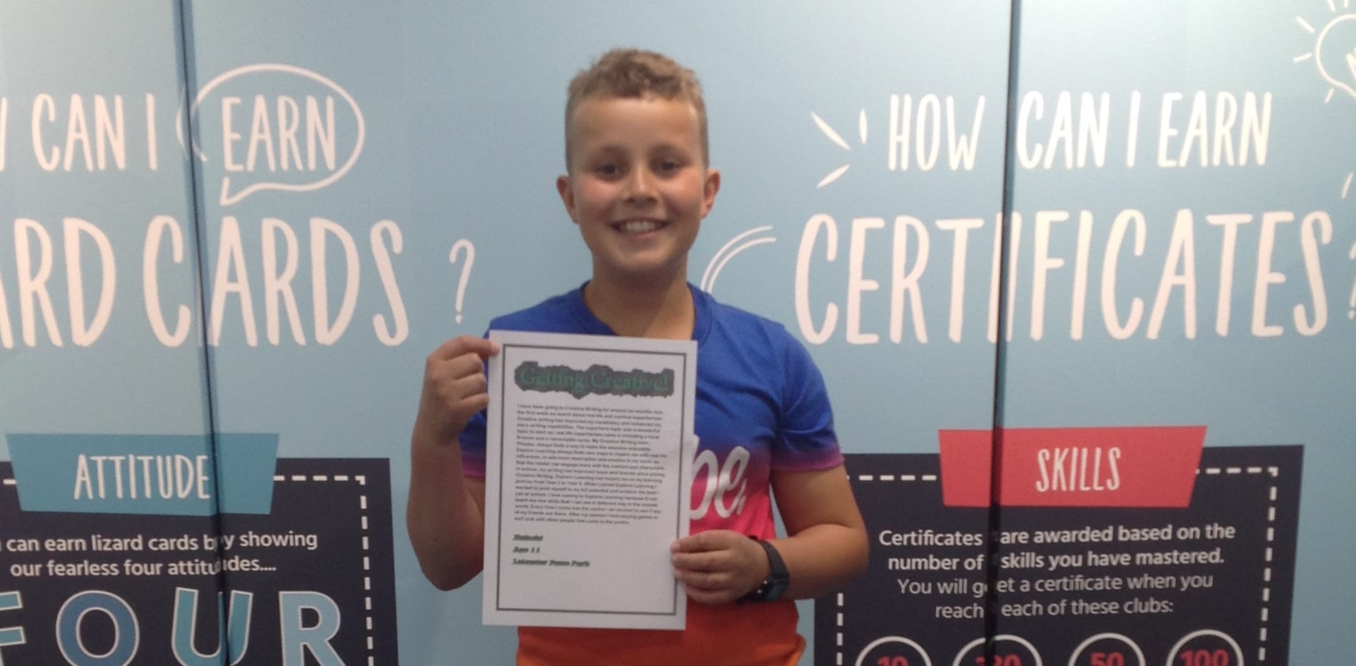 Malachi at Explore Learning