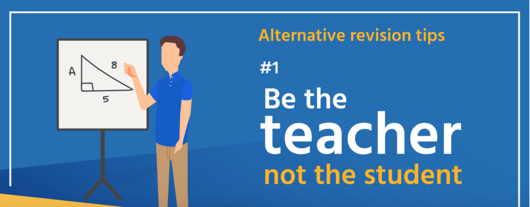 Be the teacher not the student