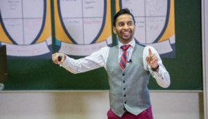 Bobby Seagull teaching maths