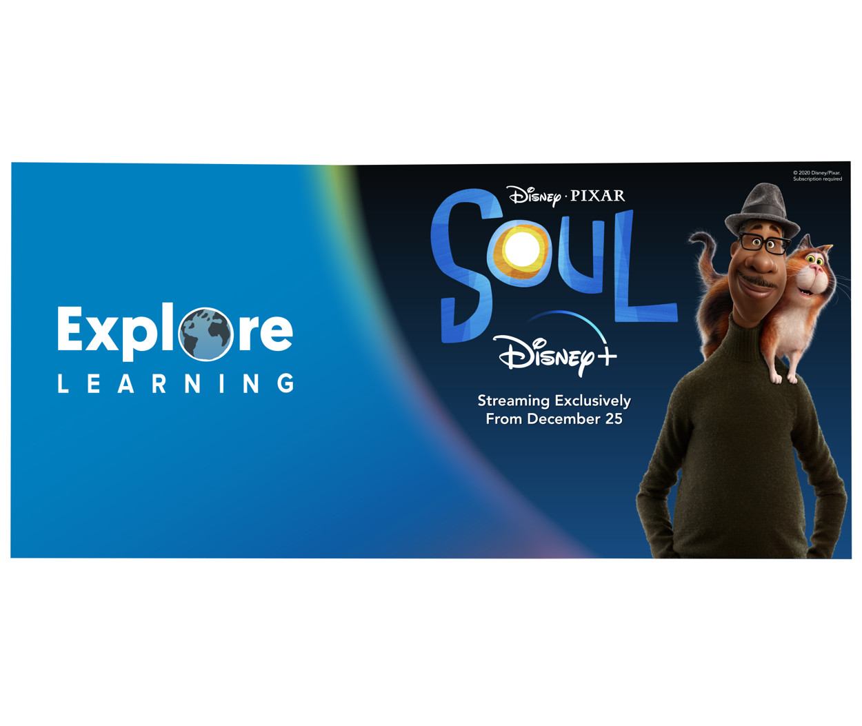 Explore Learning and Disney Pixar's Soul banner